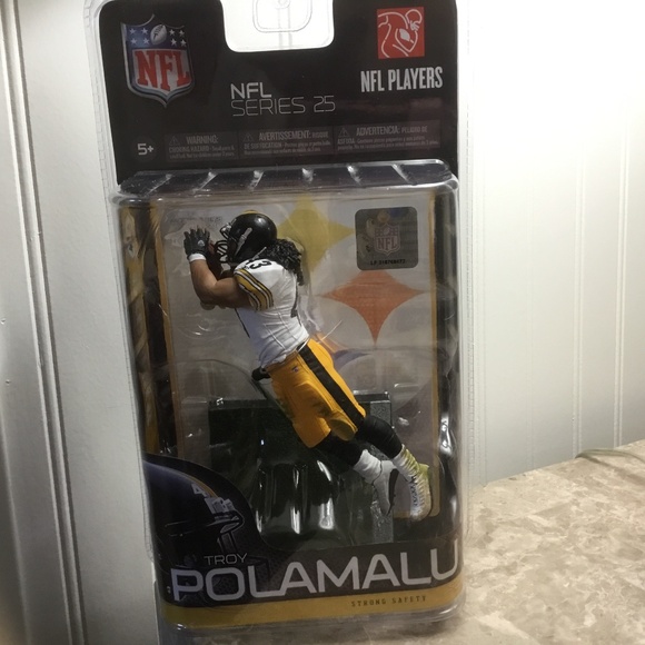 Pittsburg Steelers Troy Polamalu NFL NICE! Series 25 2010 - Picture 7 of 10